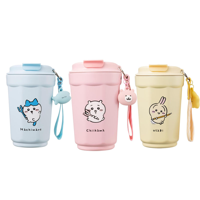 Cốc nước chủ đề Chiikawa  & Hachiware  & Usagi dung tích 360mL – Chính hãng MINISO
