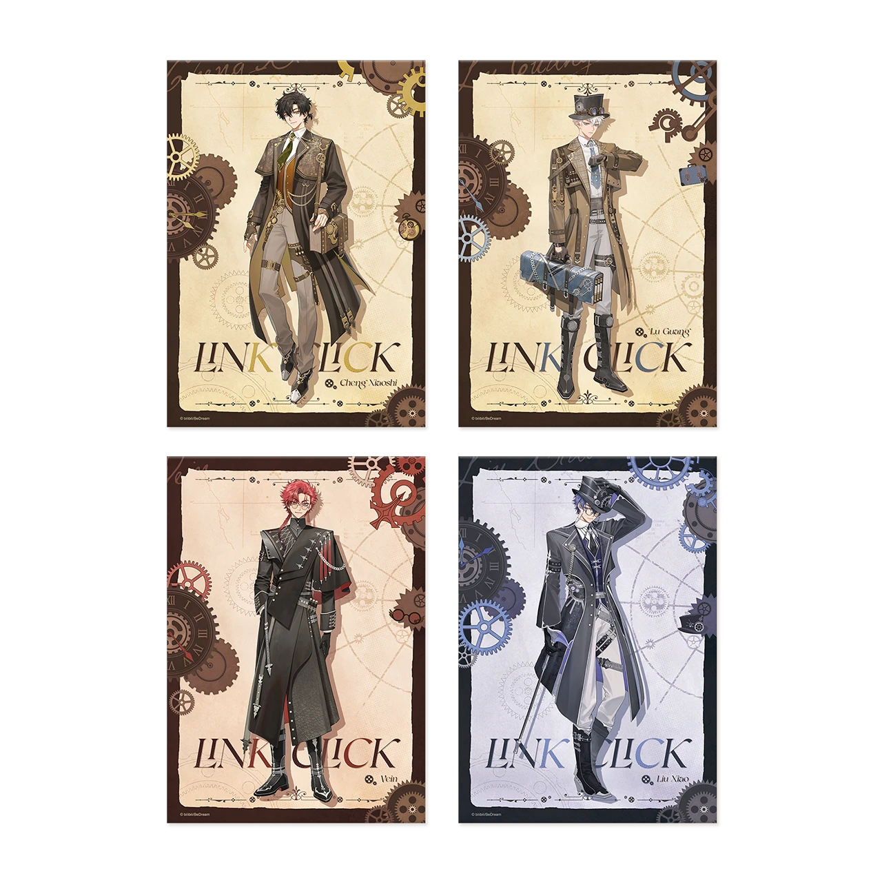 Thẻ bạc Link Click chủ đề Kỷ nguyên hơi nước – Chính hãng MULINGAC