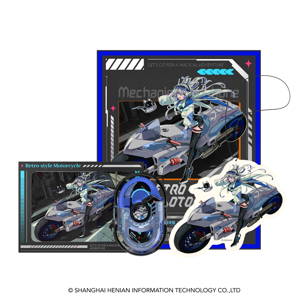 Tai nghe Bluetooth Luo Tianyi chủ đề Retro Future · Storm Racer – VSinger – Chính hãng APIAIPI