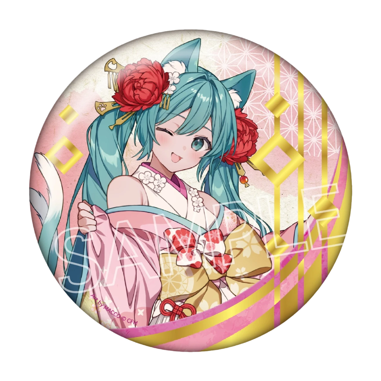 Huy hiệu tráng kim & Folder VOCALOID Hatsune Miku Hyakki Yagyo chủ đề Dạ Yến – Chính hãng TwinCre