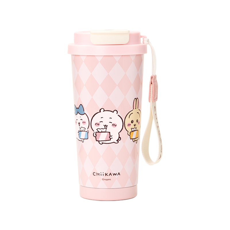 Bình giữ nhiệt Chiikawa & Hachiware  & Usagi hai lớp dung tích lớn – Chính hãng MINISO