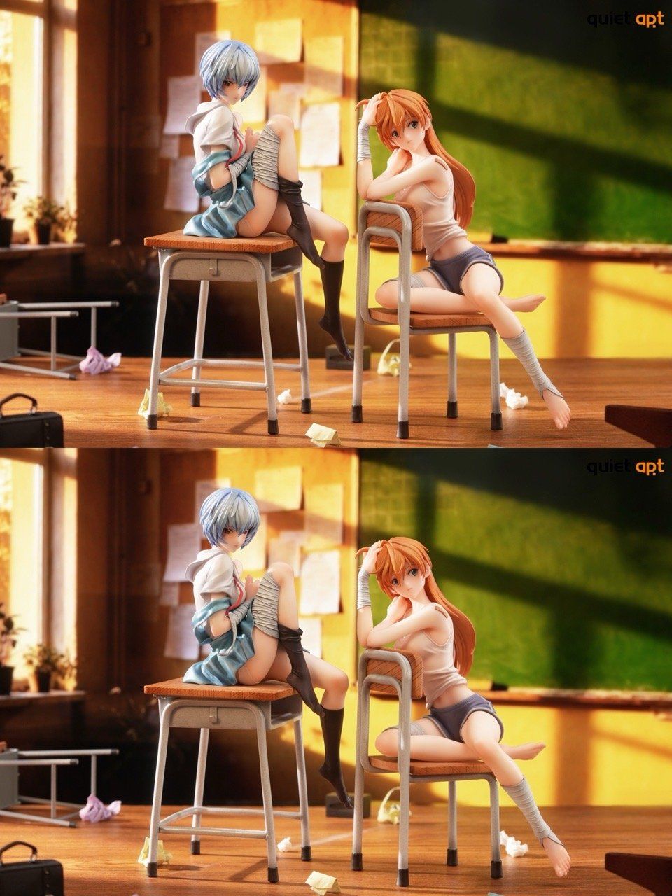 Ayanami Rei & Asuka – Evangelion – Quiet Art Studio