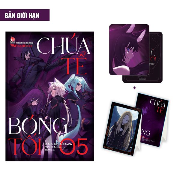 Light novel Chúa Tể Bóng Tối – Tập 5 – Bản Giới Hạn – Tặng Kèm Thẻ Nhân Vật + Khung Tranh – Kim Đồng