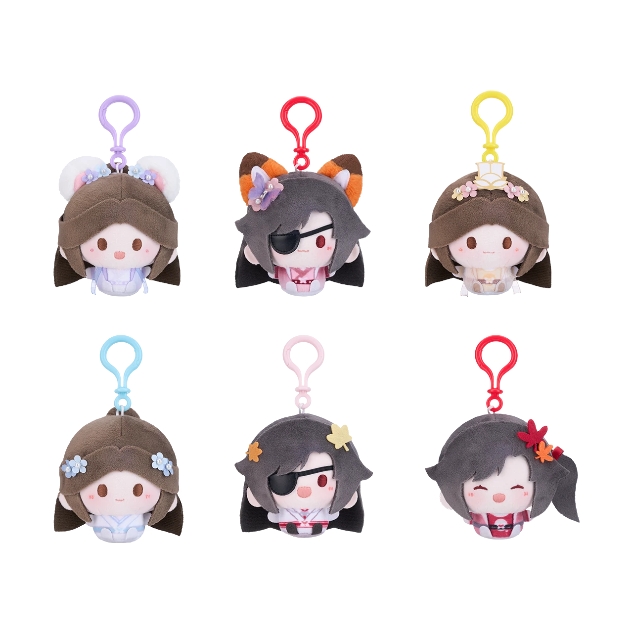 Móc khóa Thiên Quan Tứ Phúc chủ đề Ánh Sao Trăng Chiều Tà – Chính hãng mini doll