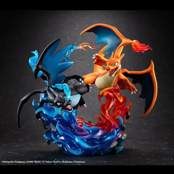 G.E.M. EX Mega Charizard X & Mega Charizard Y – Pokemon – Chính hãng MegaHouse