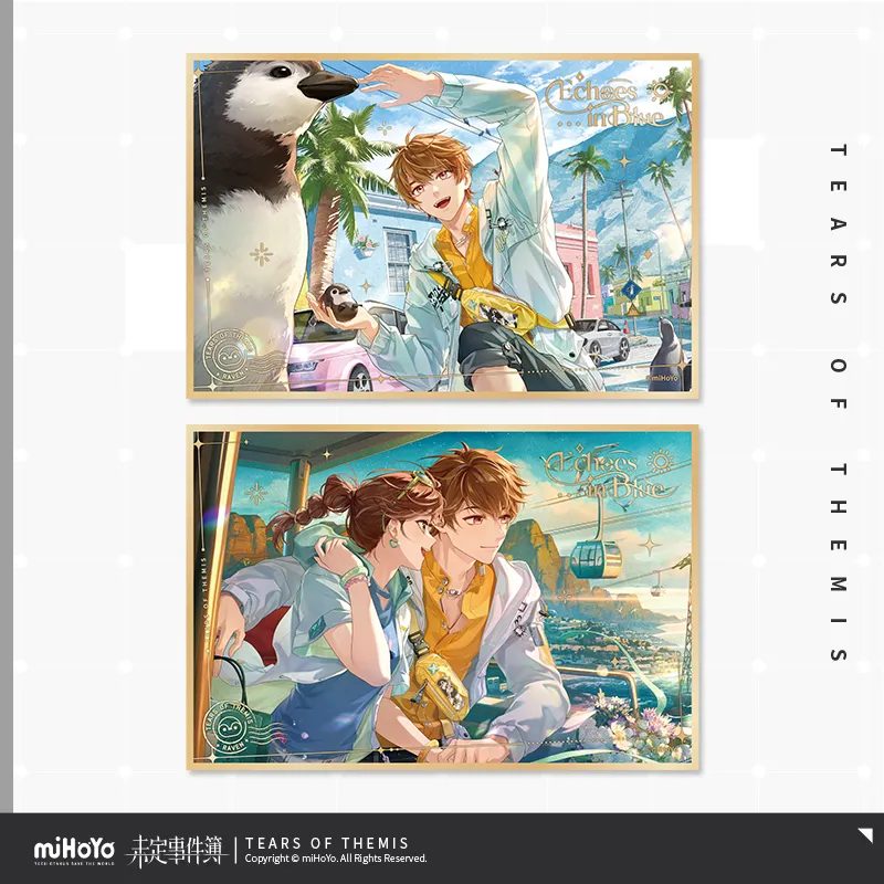 Shikishi chủ đề Hồi Âm Hướng Biển – Tears of Themis – Chính hãng Mihoyo