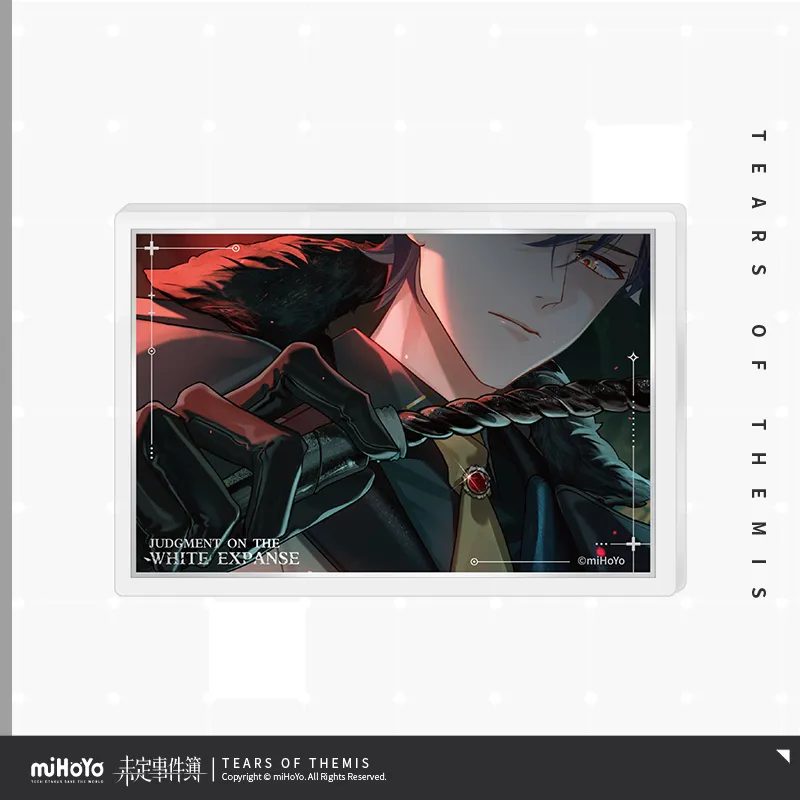 Huy hiệu đứng chủ đề Phán Quyết Trên Băng Nguyên – Tears of Themis – Chính hãng Mihoyo