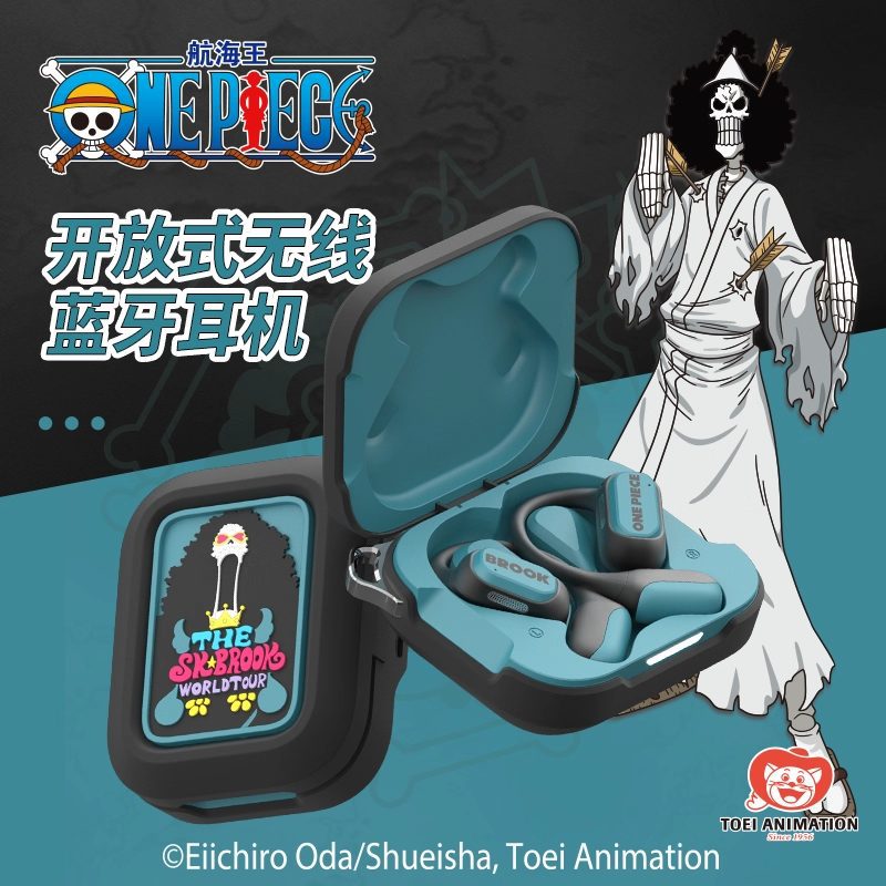 Củ sạc nhanh PD36W GaN 2 cổng Type-C chủ đề Brook – One Piece Wano – Chính hãng Toei Animation