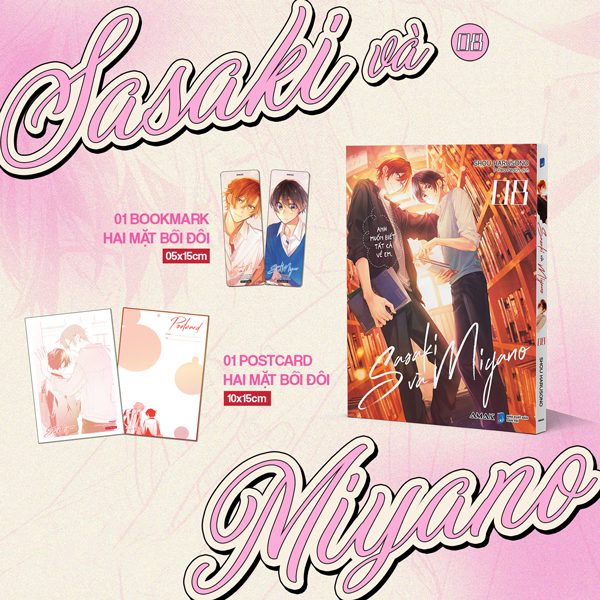 Truyện Sasaki Và Miyano – Tập 8 – Tặng Kèm Bookmark 2 Mặt + Postcard 2 Mặt – Dân Trí