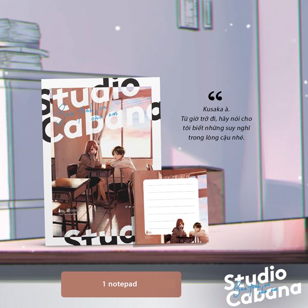 Truyện tranh Studio Cabana – Bản Tình Ca Cho Em – Tập 4 – Tặng Kèm Notepad – Lao Động