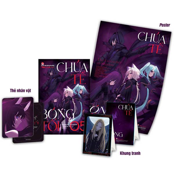 Light novel Chúa Tể Bóng Tối – Tập 5 – Bản Giới Hạn – Tặng Kèm Thẻ Nhân Vật + Khung Tranh + Poster – Kim Đồng