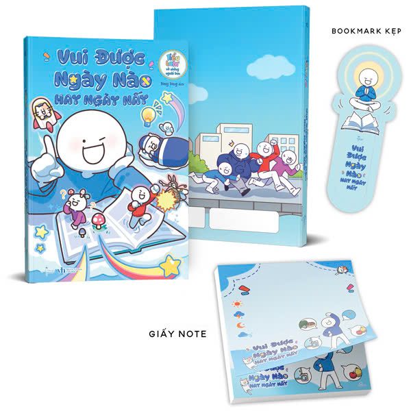Truyện tranh Vui Được Ngày Nào Hay Ngày Nấy – Bản Đặc Biệt – Tặng Kèm Bookmark + Giấy Note – Hà Nội