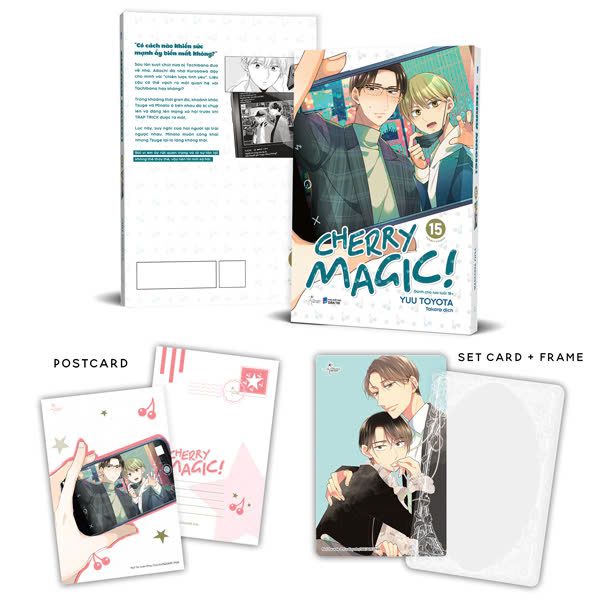 Truyện Cherry Magic – Tập 15 – Bản Đặc Biệt – Tặng Kèm Postcard Bồi 2 Mặt + Set Card + Frame PVC – Dân Trí