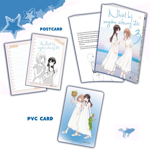Truyện tranh Nhật Ký Ngày Chung Đôi – Tập 3 – Tặng Kèm Postcard “Our Sweet Moment” + PVC Card “Beautiful In White” – Dân Trí