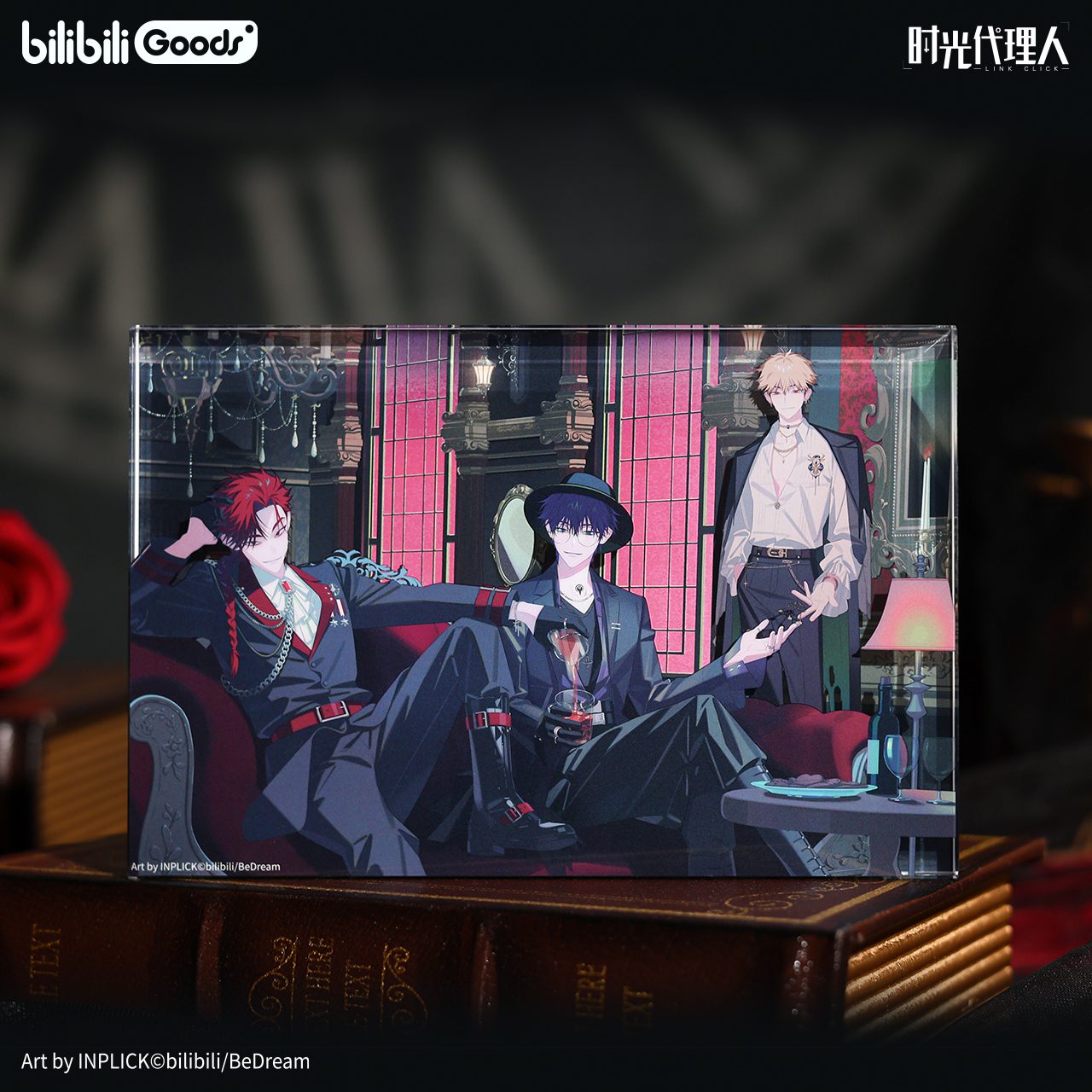 Khối acrylic Link Click chủ đề PAIN – Chính hãng Bilibili Goods