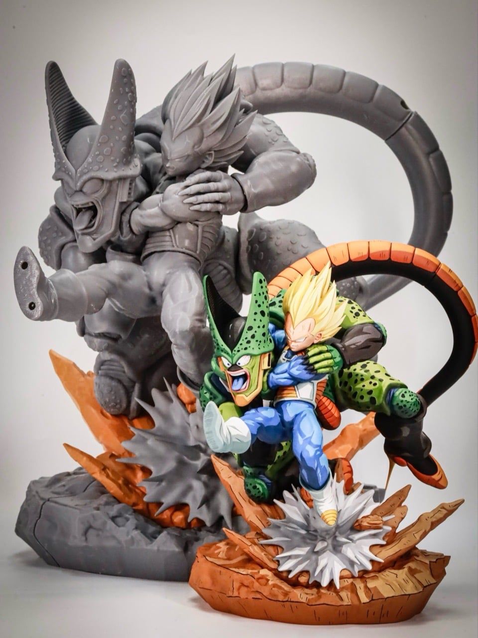 Vegeta vs Cell – Dragon Ball – Boundless Blank Studio
