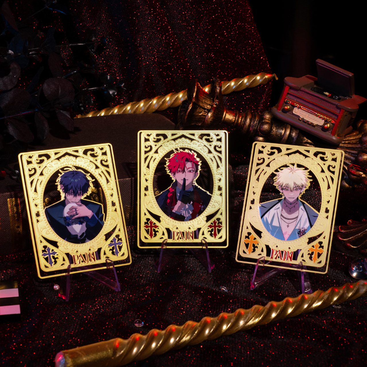 Bookmark kim loại Link Click chủ đề PAIN – Chính hãng Bilibili Goods