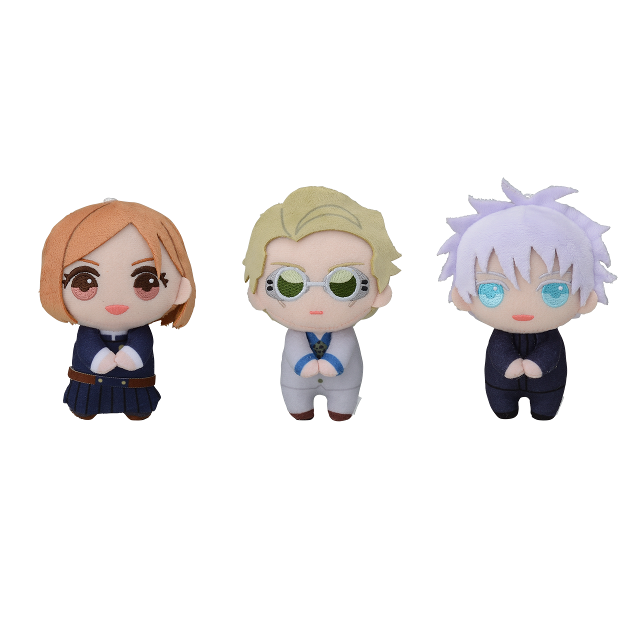 Móc khóa bông Gojo Satoru & Nanami Kento & Kugisaki Nobara chủ đề Pocket Friends Vol 1 – Jujutsu Kaisen – Chính hãng SEGA