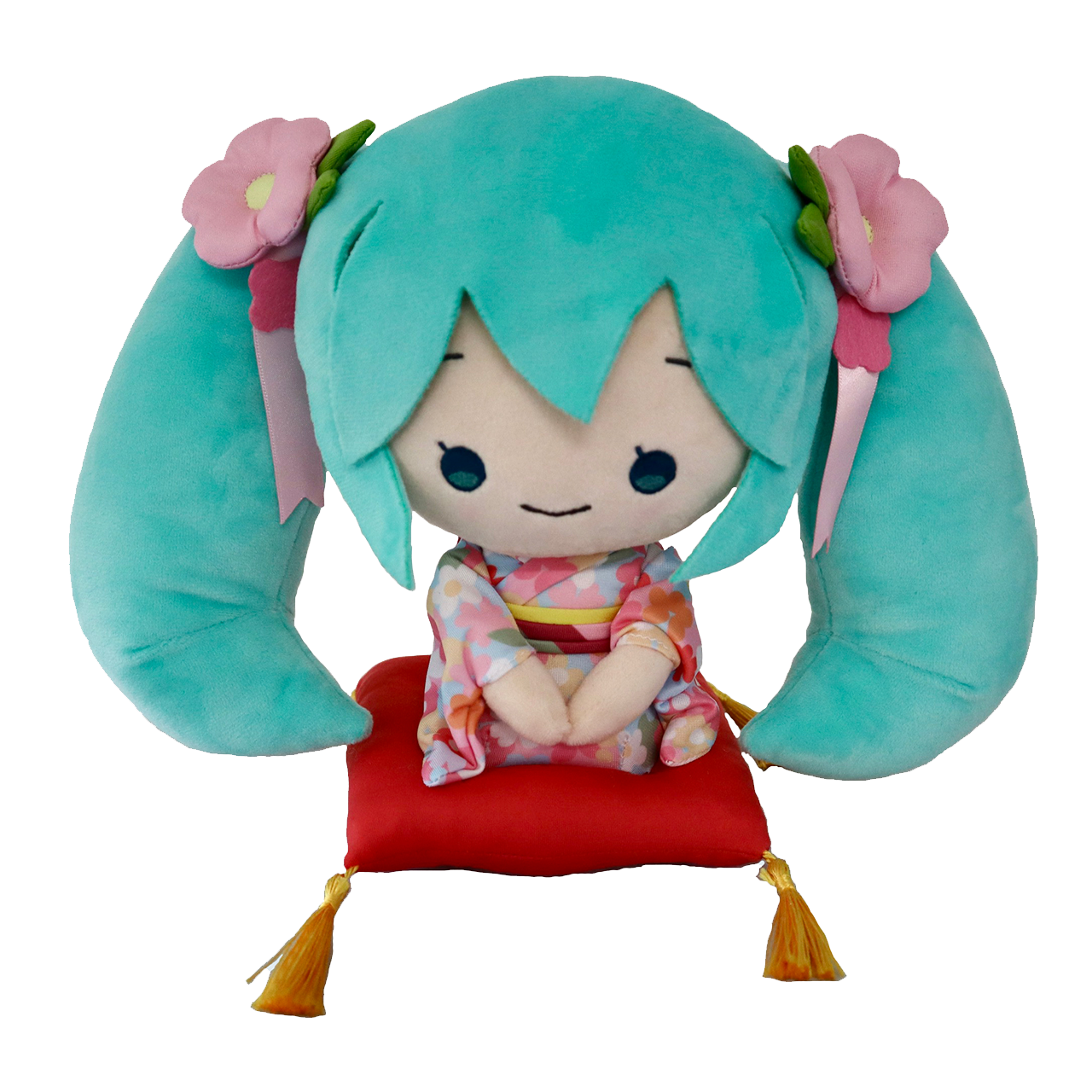 Gấu bông Hatsune Miku Kimono dáng ngồi – Vocaloid – Chính hãng CRUX