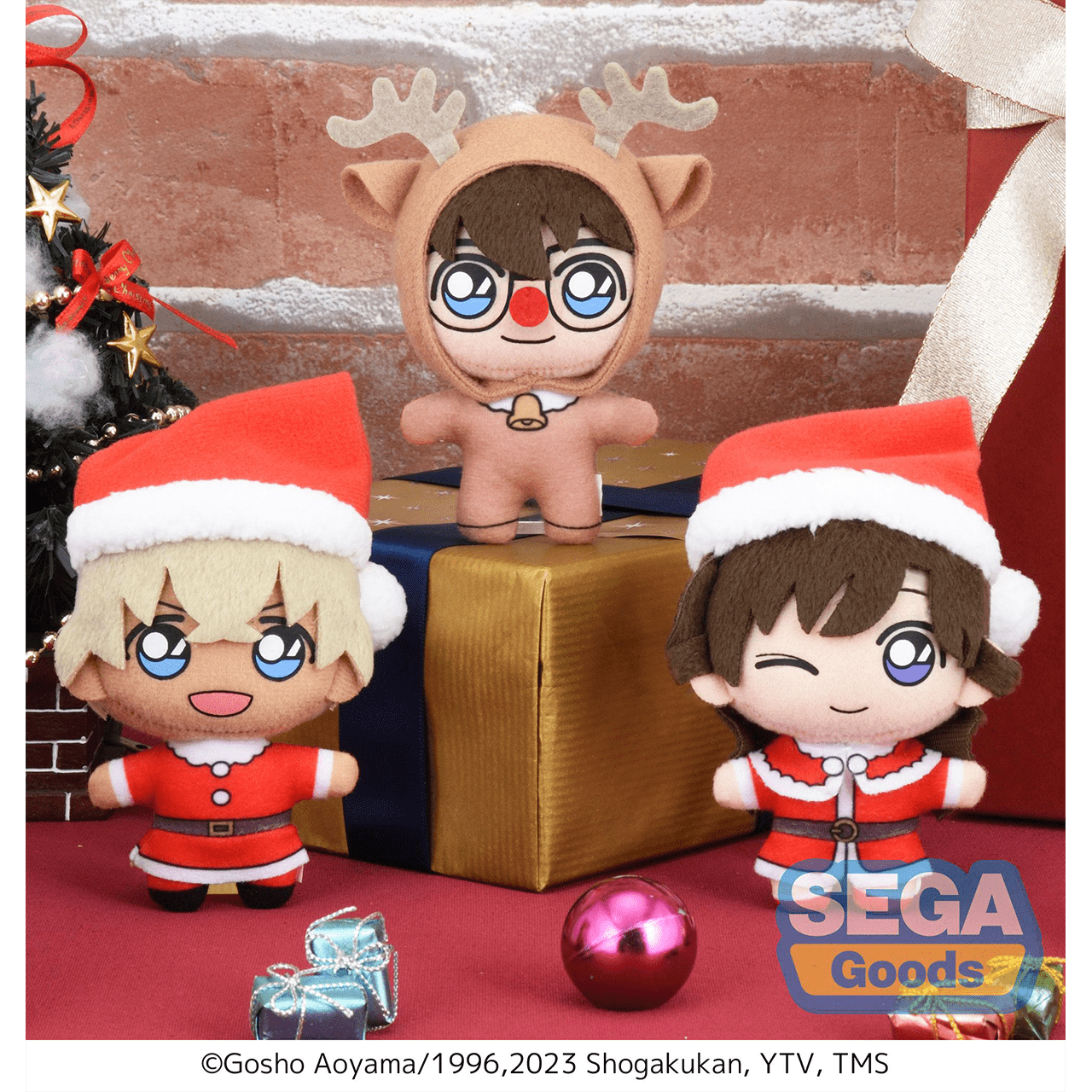 Móc khóa bông Detective Conan phiên bản Giáng Sinh – Chính hãng SEGA