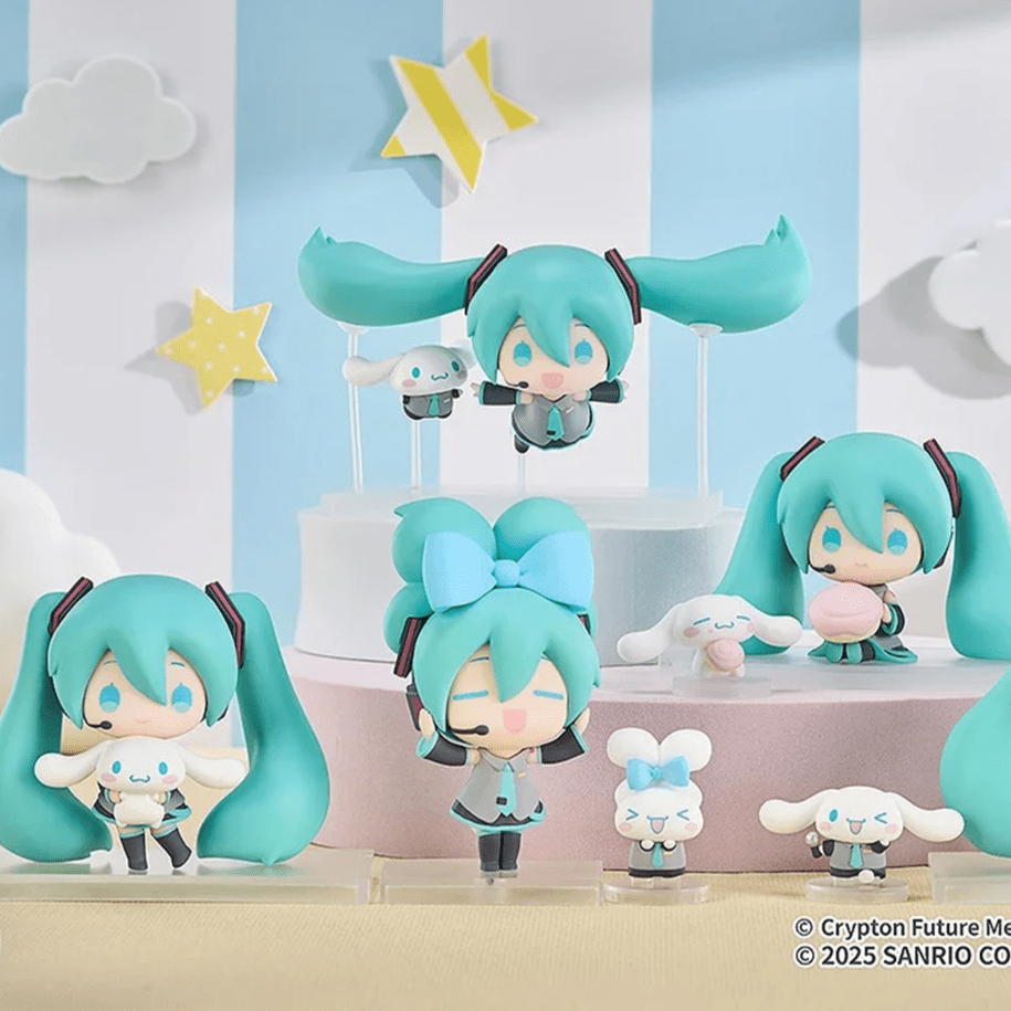 Mô hình Hatsune Miku chủ đề Cinnamoroll Q-version – Vocaloid – Chính hãng GSC