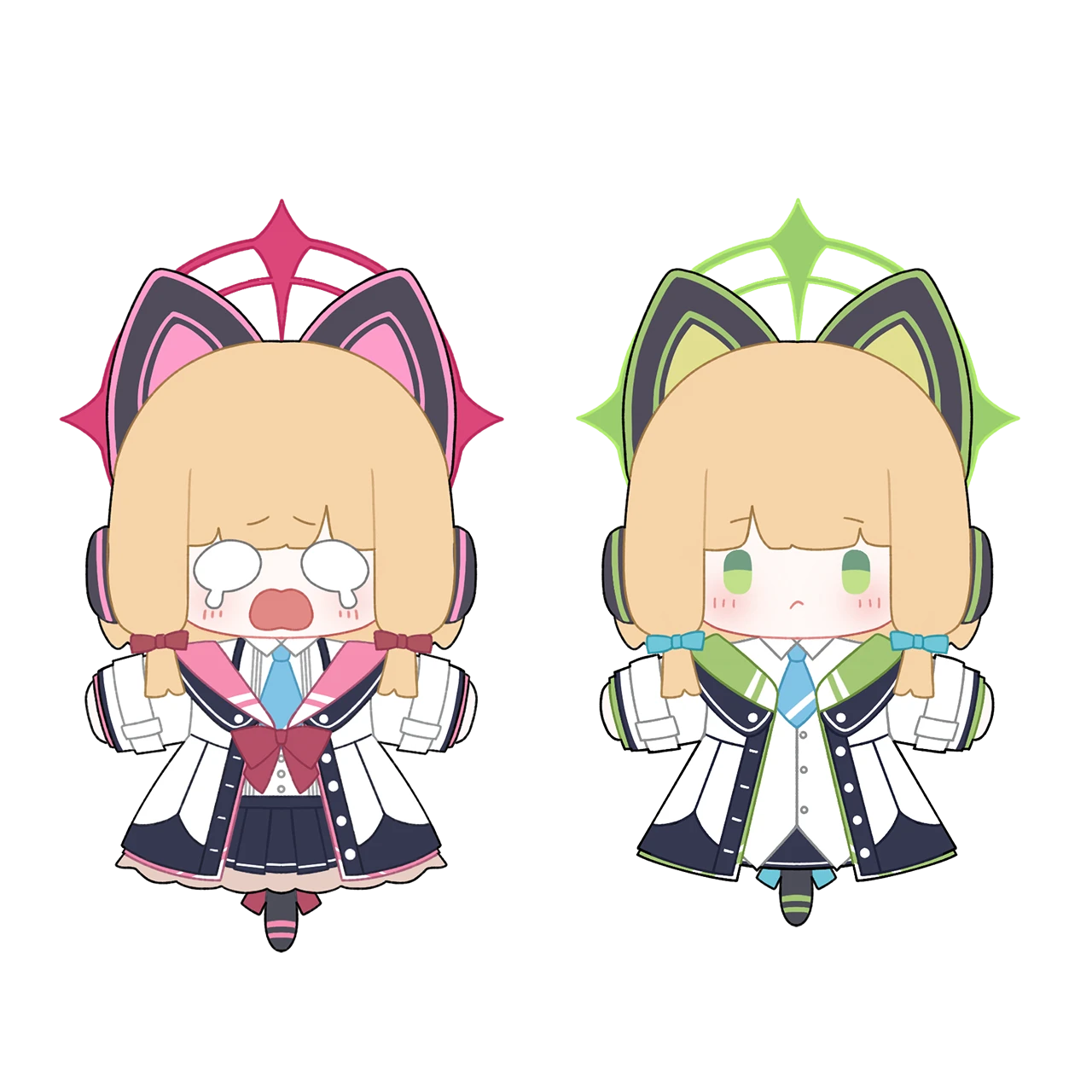 Búp bê Saiba Momoi & Saiba Midori – Chính hãng Blue Archive