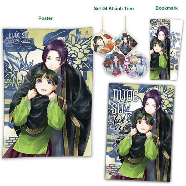 Light novel Dược Sư Tự Sự – Tập 8 – Tặng Kèm Bookmark + Set 4 Khánh Treo + Poster – Kim Đồng
