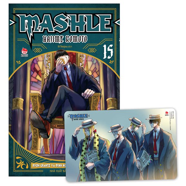 Truyện tranh MASHLE – Tập 15 – Ryoh Grantz Và Định Nghĩa Đàn Ông Đích Thực – Tặng Kèm Postcard PVC – Kim Đồng