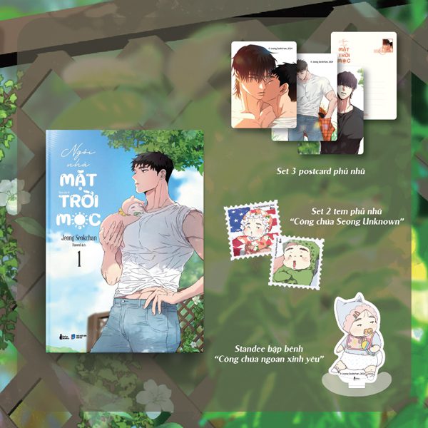 Truyện Ngôi Nhà Mặt Trời Mọc – Tập 1 – Bản Đặc Biệt – Tặng Kèm Standee Bập Bênh “Công Chúa Ngoan Xinh Yêu” + Set 3 Postcard Phủ Nhũ + Set 2 Tem Phủ Nhũ “Công Chúa Seong Unknown” – Dân Trí