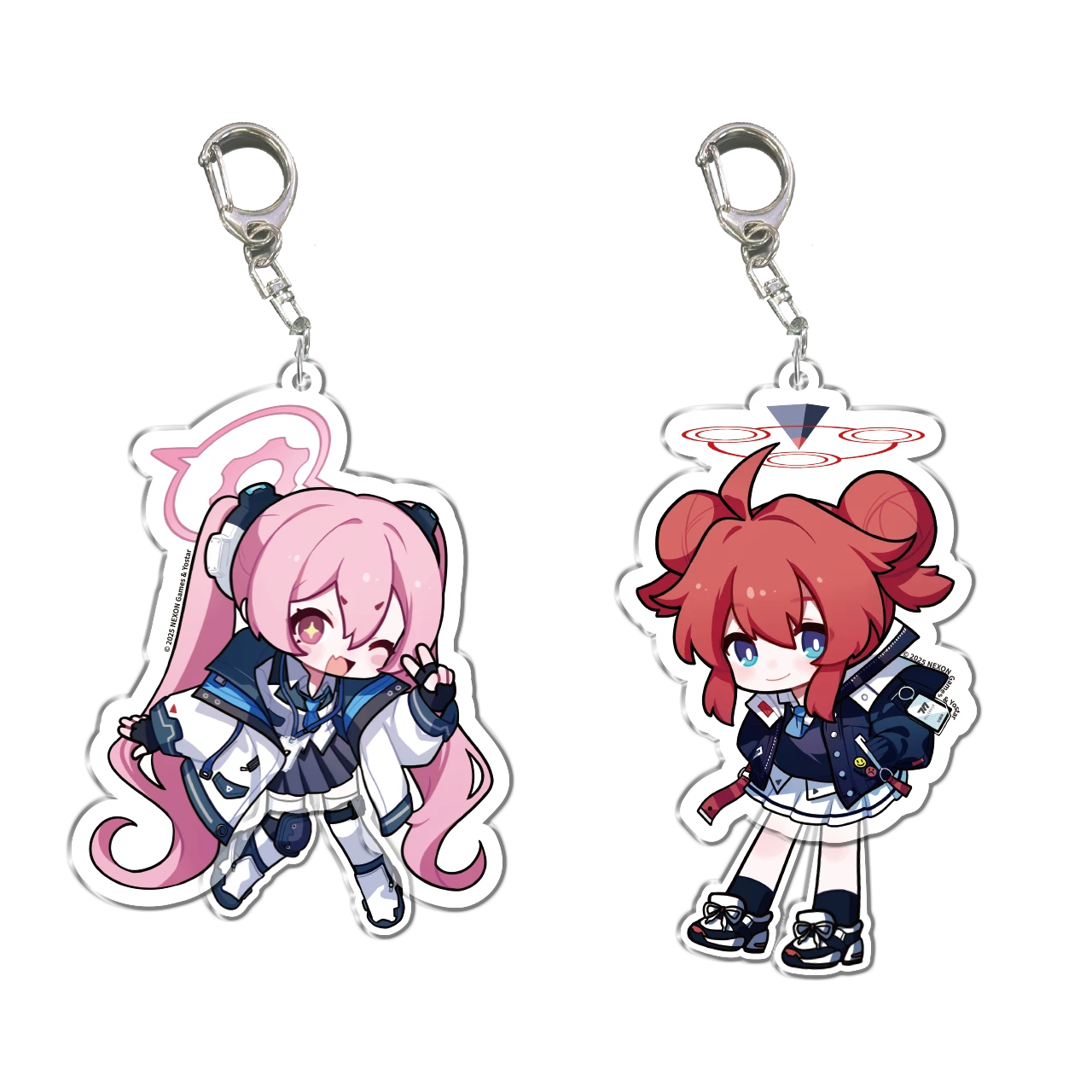 Móc khóa Maki & Koyuki chủ đề Lắc Lư – Chính hãng Blue Archive