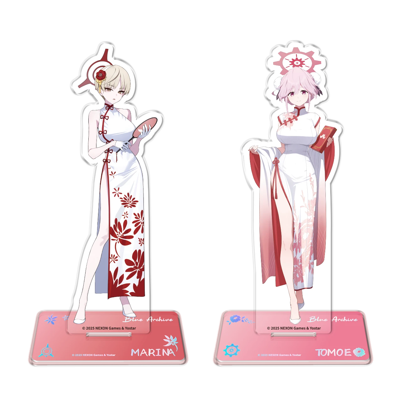 Standee nhân vật Tomoe & Marina phong cách Sườn Xám series Nguyệt Hoa Mộng Tao – Chính hãng Blue Archive